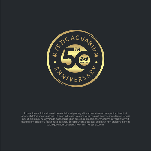 Mystic Aquarium Needs Special logo for 50th Year Anniversary Diseño de sulih001