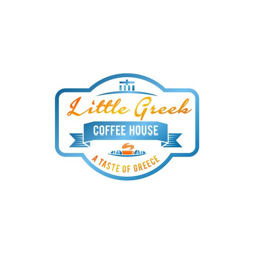 Little Greek Coffee House needs a Logo to start selling a new style of ...