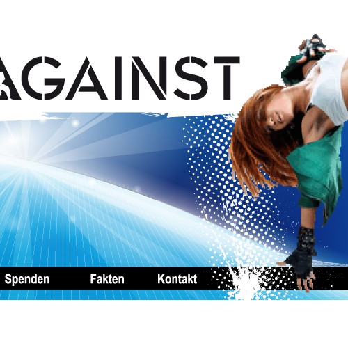 Web page design contest entry by NANOSstylz