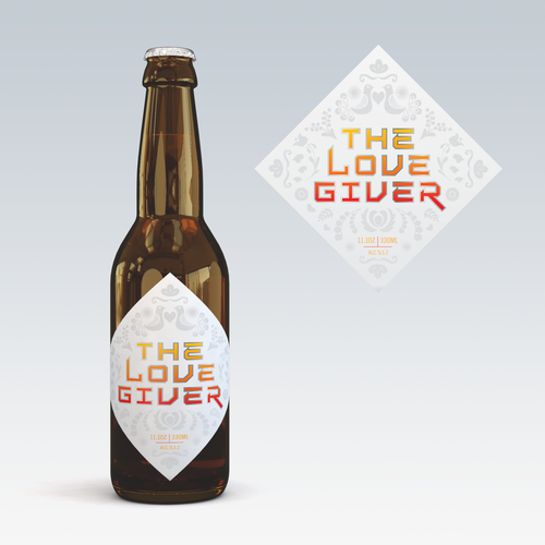 Beer **bottle** label Design by Han van Oss