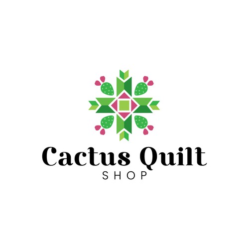 Design a logo for a modern quilt shop! Design by Creative P