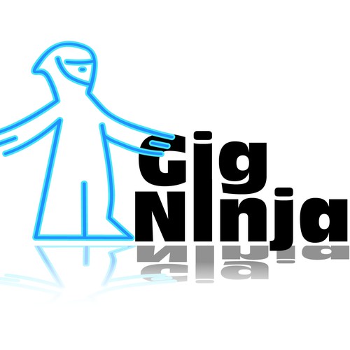 GigNinja! Logo-Mascot Needed - Draw Us a Ninja Design von hum hum