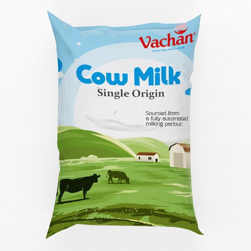 Vachan Cow Milk Design by Hanishniv