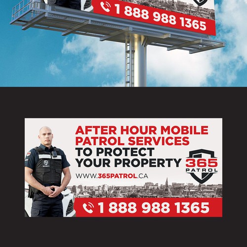 I need a billboard design for a Security Guard Company Design by vsardju