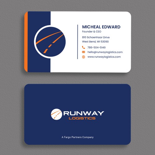 Design di Runway Logistics Business Card di moshiur008