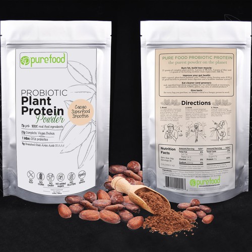 Design Guaranteed Winner! - Design a Simple, Typography-driven Product Label for Our Healthy Protein Powder di AnaConstant