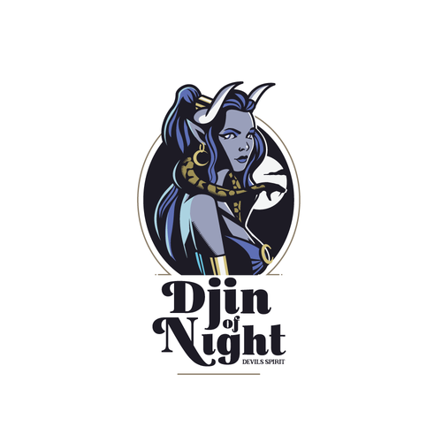 DJIN OF NIGHT (GIN) Diseño de Trader In Spices