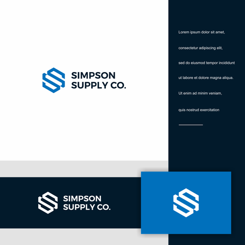 Logo for Simpson Supply Co. Design by ⭐HELMIpixel™⭐