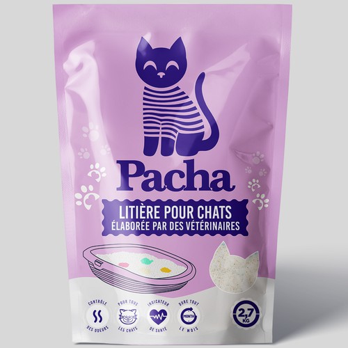 Cat Litter startup Minimalistic packaging - Contest Design by agooshe