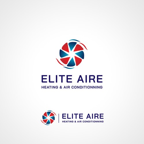 Diseño de Heating and air logo to appeal to high end residential customers  and commercial customers that shows the customer elite de INSPIRATION SYSTEM