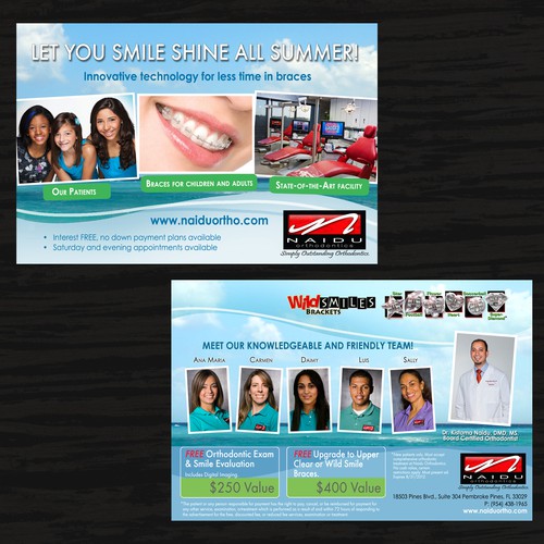 New postcard or flyer wanted for Naidu Orthodontics Design von double-take
