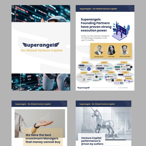 short presentation / teaser for investment fund Design by Creativedzine