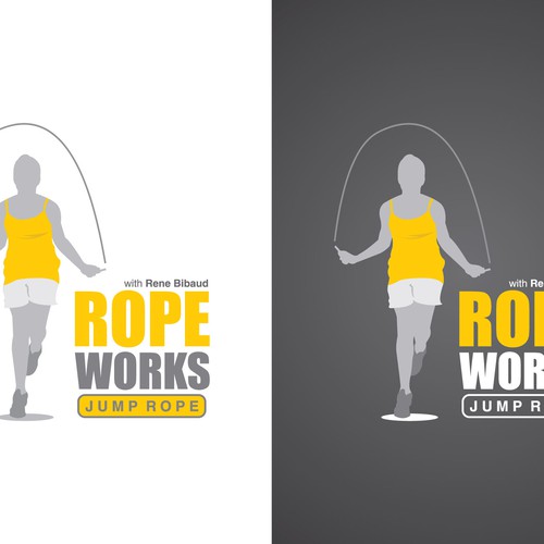 Jump Rope Logo Design For Ropeworks Logo Design Contest