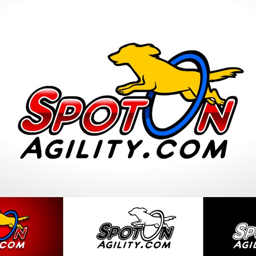 SpotOn Dog Agility Logo, We Need Your Fun & Creative HELP! Logo