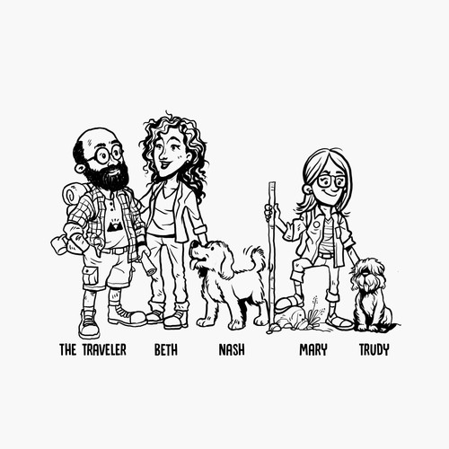 Minimalist Children's Book-Style Illustrations for a Grown Up Book Design by Konyil.Iwel