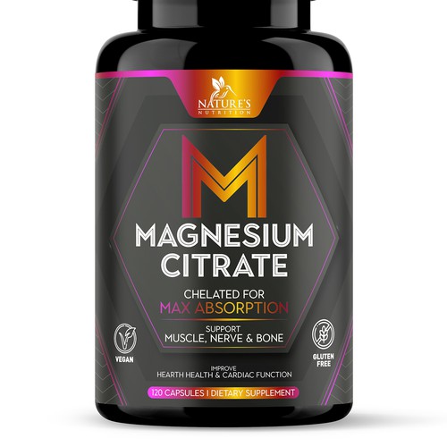 Premium Magnesium Citrate Design needed for Nature's Nutrition Design by ✝DeSiGnEr✝JOHN