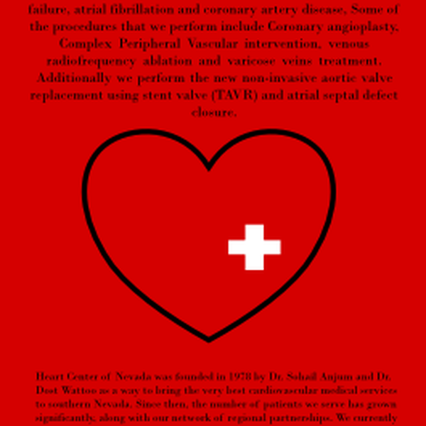 Magazine add for the best cardiology group in las vagas