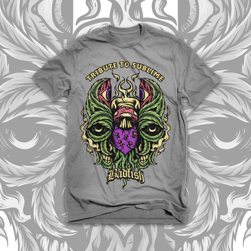 Badfish: A Tribute to Sublime T Shirt Design by brightoneart