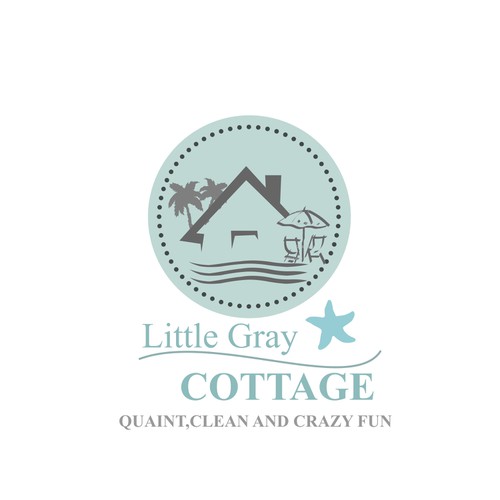 Create a logo for Little Gray Cottage, a beach vacation rental home. Design by shivana