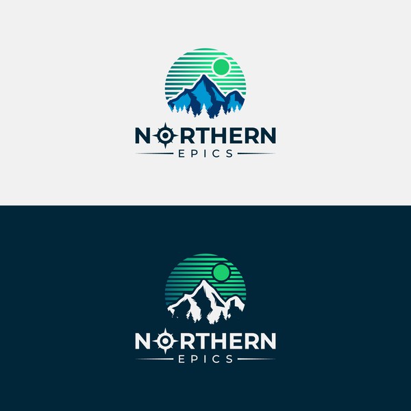Design by Wakil Uddin titled "Adventurous logo for a hiking/survival guiding company to appeal to both young and old"