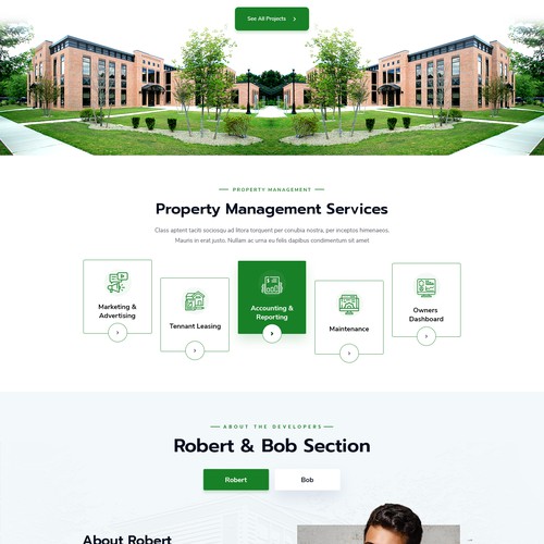 **Upgrade** existing website.  Tons of High Res existing imagery! Design by FuturisticBug