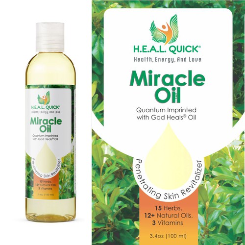 Label for Miracle Oil Design by Hecko