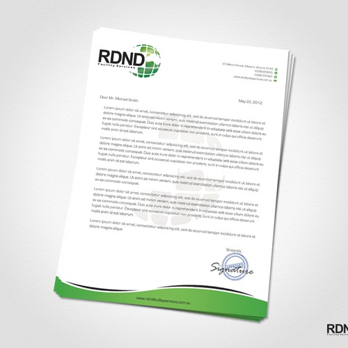 RDND needs a new stationery Design by ls_design