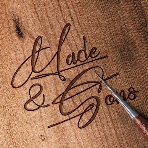 Luxury Meets Ease: Logo & Card Design for Made & Sons Design by D A™