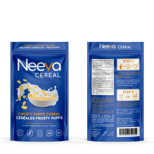SIMPLE Yet FUN Pouch Design for On-The-Go CEREAL Design von Dimario Moretti