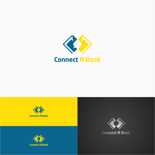 Create a great book-themed logo for Connect A Book Design by Rif15