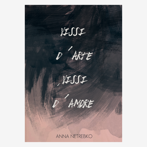 Illustrate a key visual to promote Anna Netrebko’s new album Réalisé par Yokaona