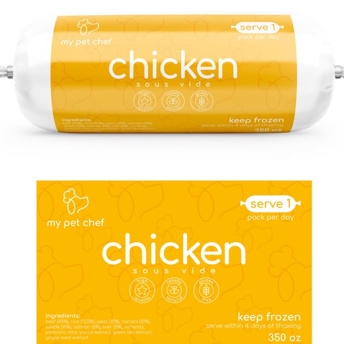 Premium Fresh Dog Food Design by Totoya