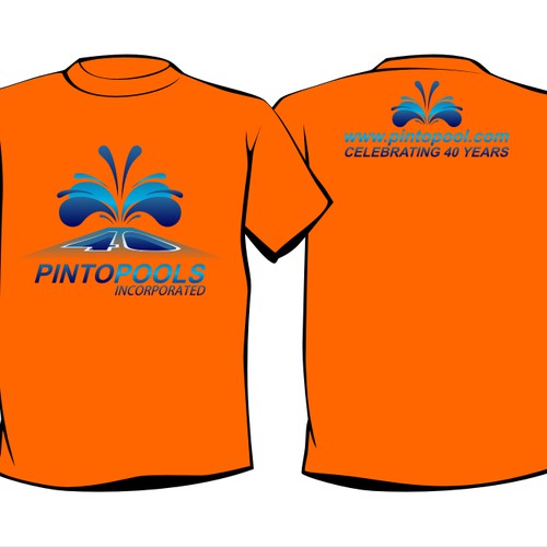 NEW Tshirt Design for swimming pool company Design by PapaSagua