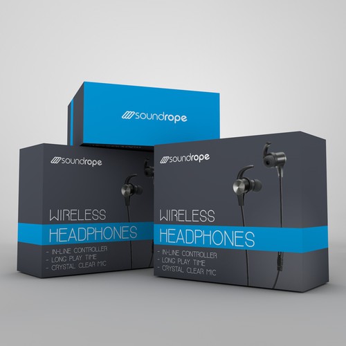 Bold Box for Wireless Headphones Réalisé par P.D.S.