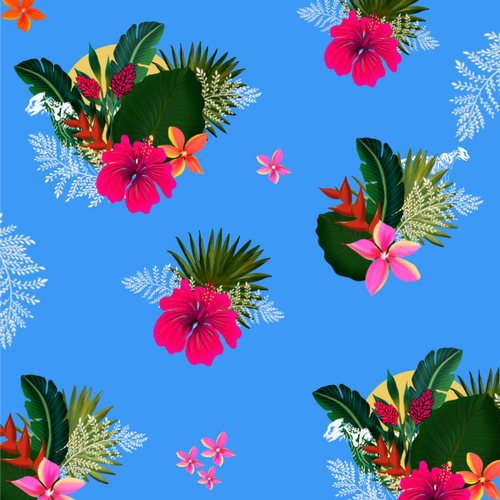 Tropical Fabric Print - Textile Designers & Illustrators Los Angeles fashion brand needs your designs Design by ash00 Designs