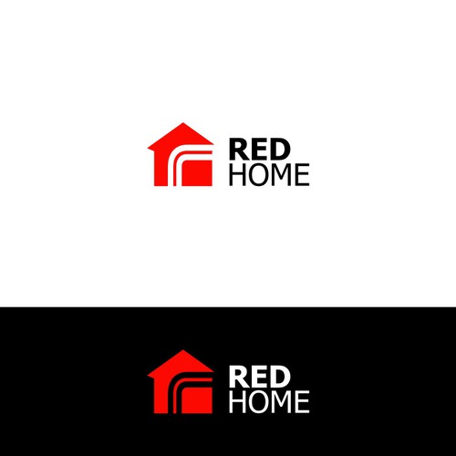 logo for Red Home Design réalisé par Gold Ladder Studios