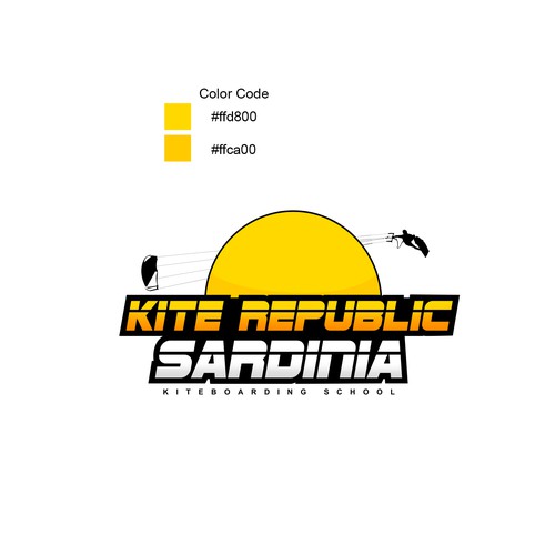 Kite Republic Sardinia - Kiteboarding School needs a youthful & professional Logo Design by Yolman