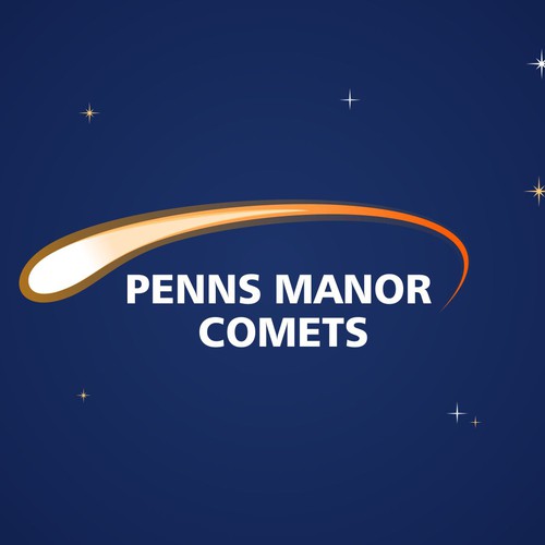 Create a Brand Logo for the 'Penns Manor Comets' with Comet logo! Diseño de Z E N
