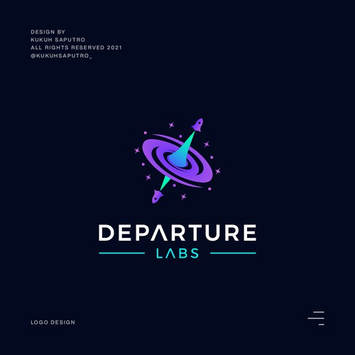 Space Exploration themed Logo for Experimental Software Studio-ontwerp door Kukuh Saputro Design