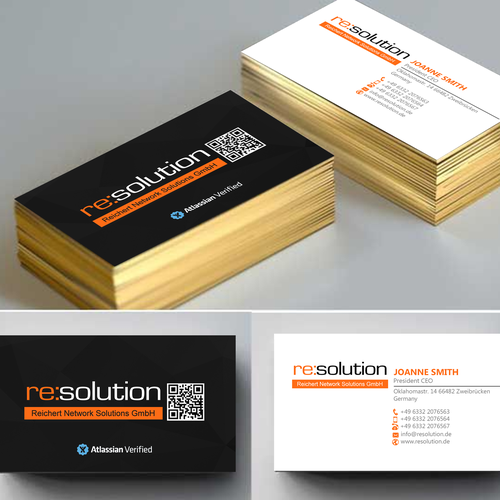 Business Card for Small Software Development Company | Business card ...