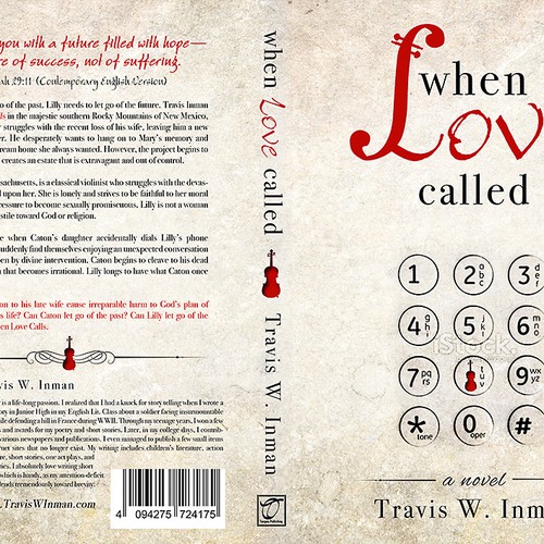 Create a Winning Front-and-Back Book Cover for WHEN LOVE CALLED Design by Nellista