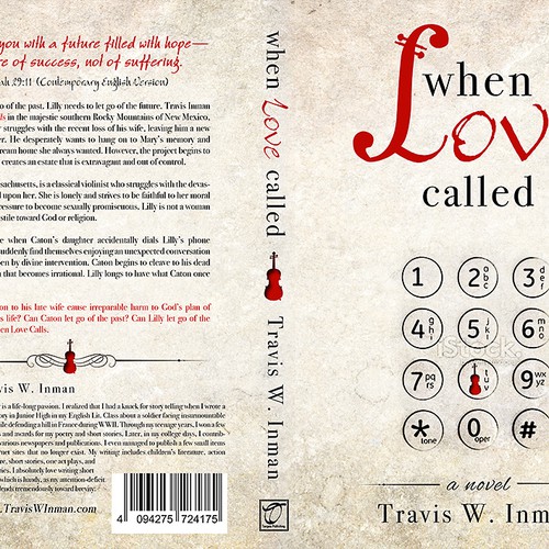 Design Create a Winning Front-and-Back Book Cover for WHEN LOVE CALLED por Nellista