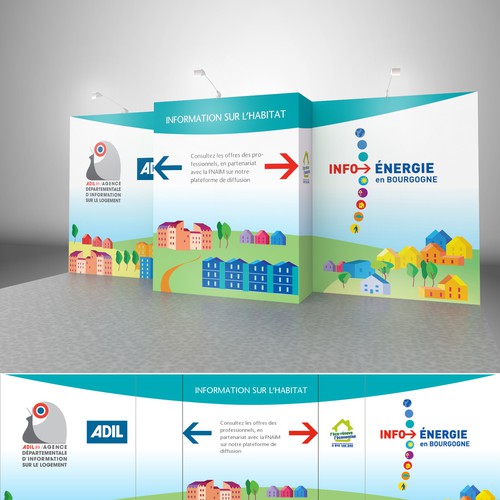 Trade Show Booth Design for non-profit organization Design by trogled