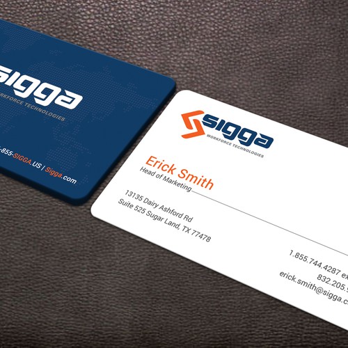 Computer Software Visiting Card Design