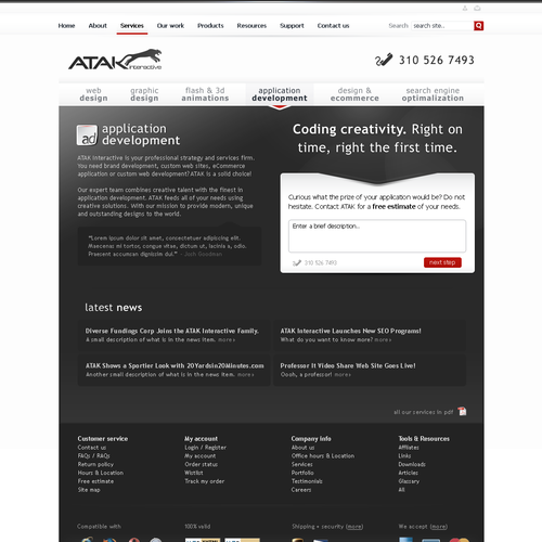 Interactive Services Agency Web Redesign - Award Winner Wanted Design by Netraam