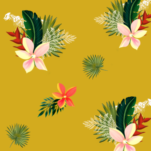 Tropical Fabric Print - Textile Designers & Illustrators Los Angeles fashion brand needs your designs Design by ash00 Designs