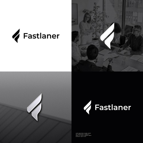 Logo + Brand for Fastlaner™ Design by 3nigma