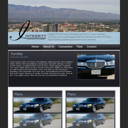 Airport Transportation Service - Uncoded Template - $210 Ontwerp door fusionds