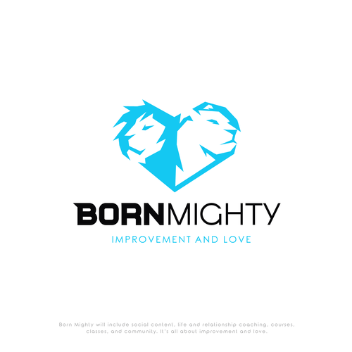 Bring “Born Mighty” Logo and Social To The Masses! Design by >>Jelena<<