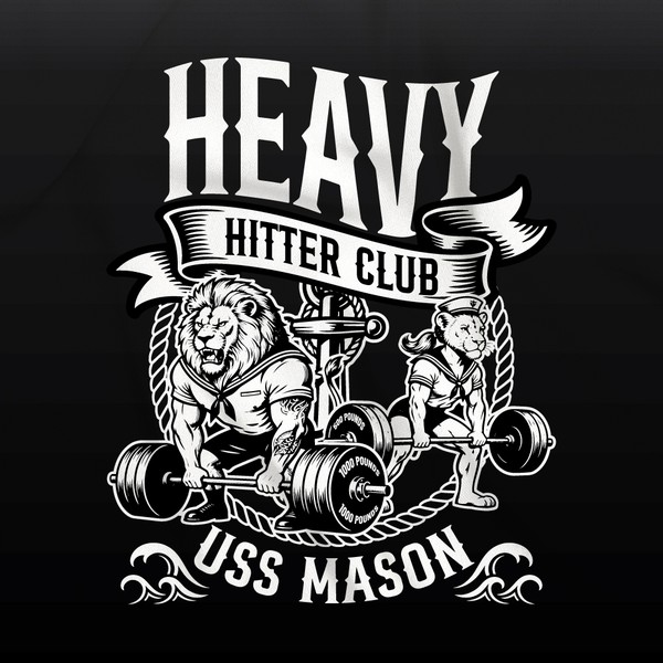 T-Shirt design for Heavy Hitter Club